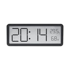 TEMPOTIX – Reloj de pared LED digital con clara visualización de hora y temperatura