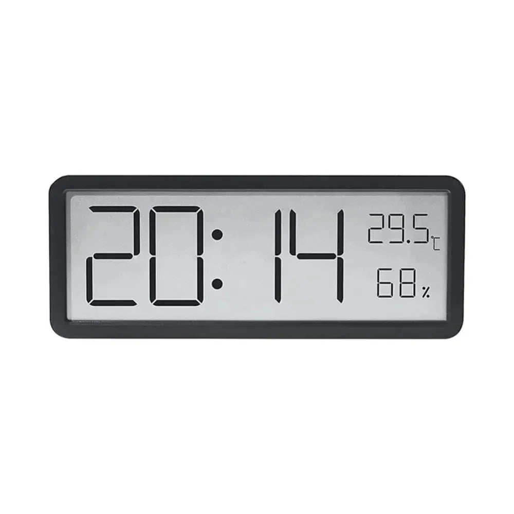 TEMPOTIX – Reloj de pared LED digital con clara visualización de hora y temperatura