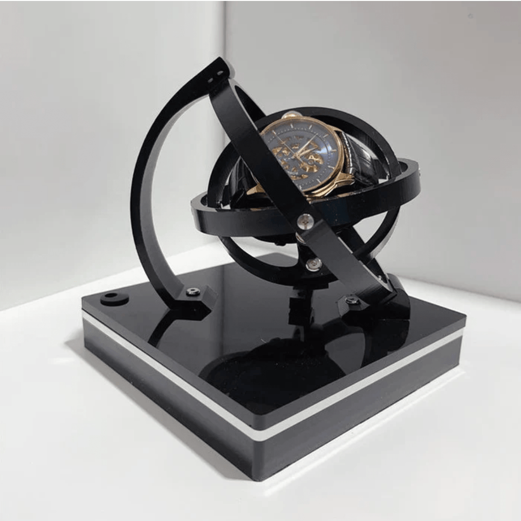 Lujoso Estuche Expositor Automático para Relojes – Mantiene los Relojes Cargados y Eleva el Estilo Interior