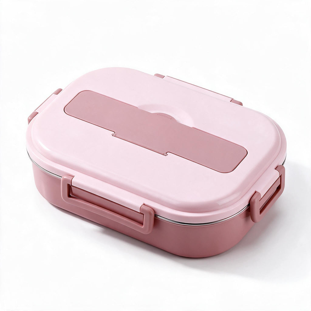 Caja Térmica para Almuerzo con Interior de Acero Inoxidable 304 – 3 o 4 Compartimentos con Tazón para Sopa