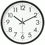 Reloj Atómico Elegante y Atemporal - Reloj de Pared Estiloso para Cualquier Interior