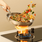SARTÉN TITAN-PREMIUM – Sartén de titanio de alta calidad sin recubrimiento para todo tipo de cocinas