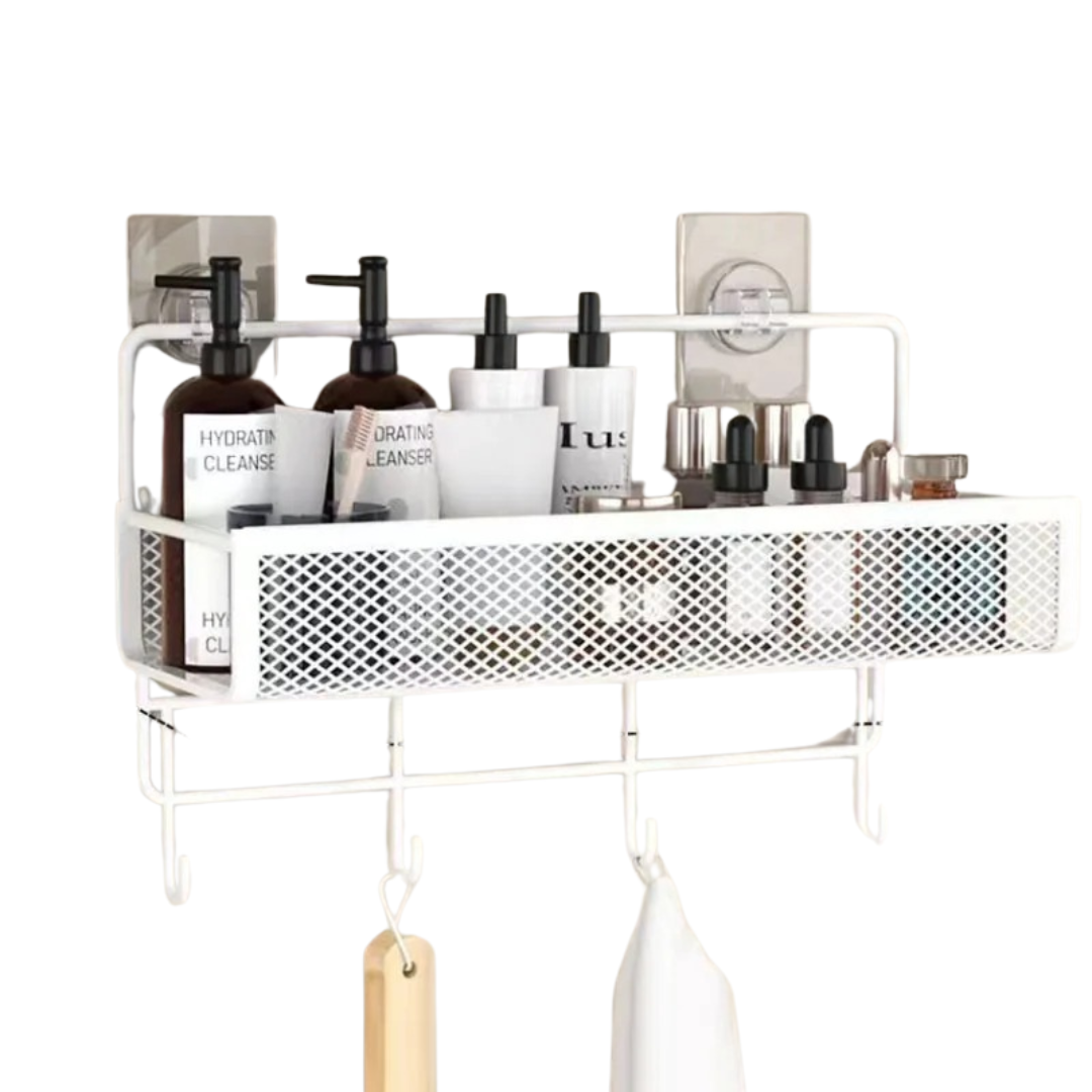 Estante de almacenamiento colgante para baño