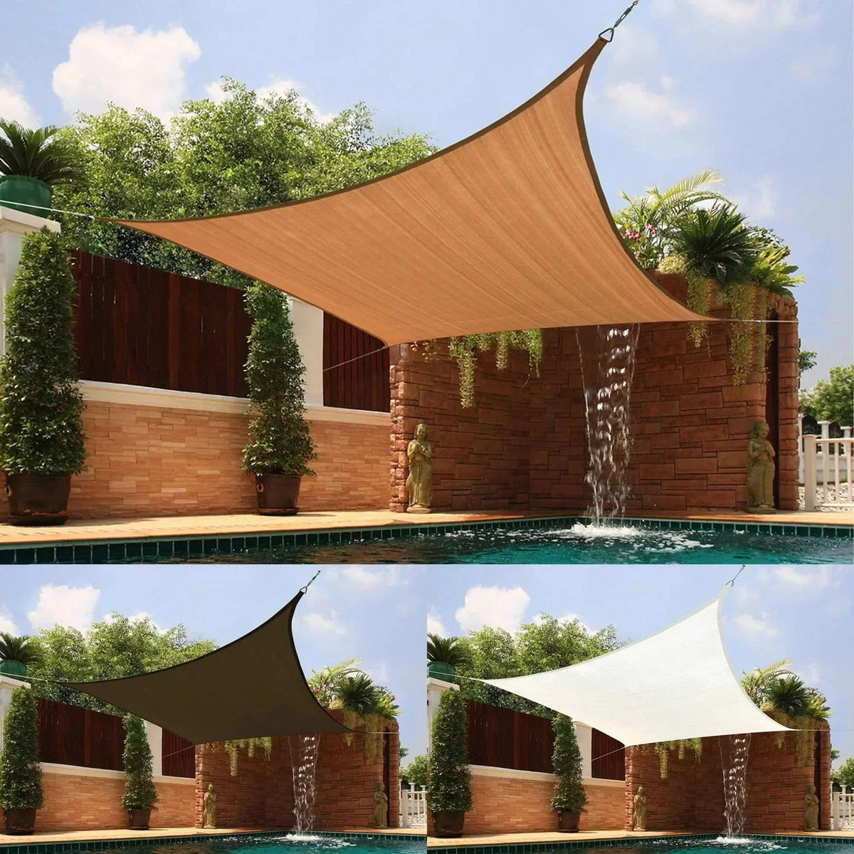 Toldo portátil impermeable y UV