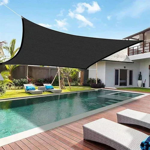Toldo exterior resistente a la intemperie con protección UV para jardín y terraza