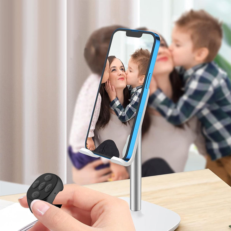 Control remoto inalámbrico Bluetooth en forma de anillo para teléfonos móviles