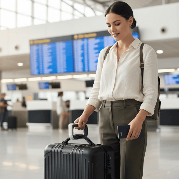 BowLift | TRAVELMATE – Balanza Digital de Equipaje Portátil para un Pesaje Fácil