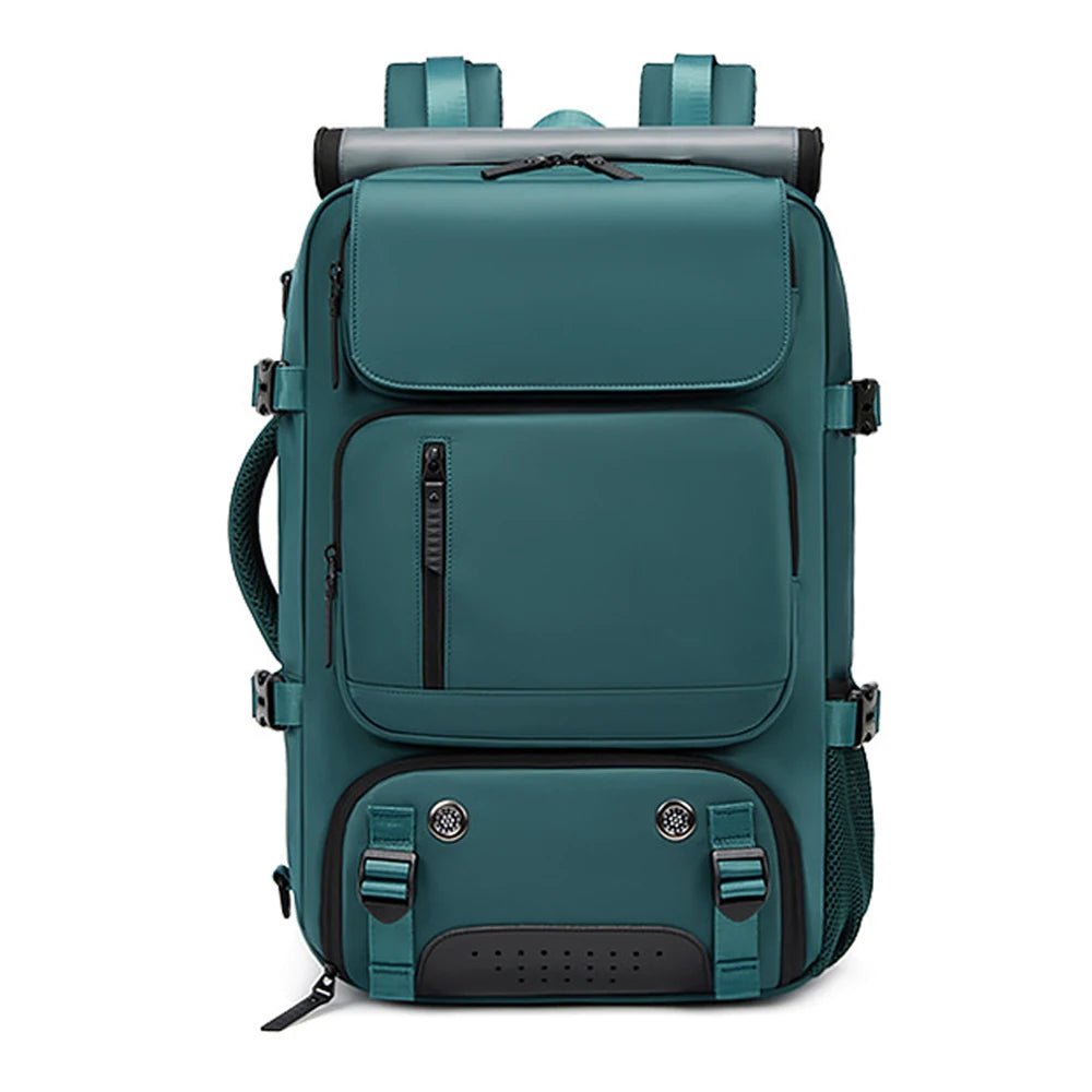 BowLift | TRAVELMAX Pack – Mochila de viaje impermeable con puerto USB, compartimento para zapatos y bolsillo antirrobo