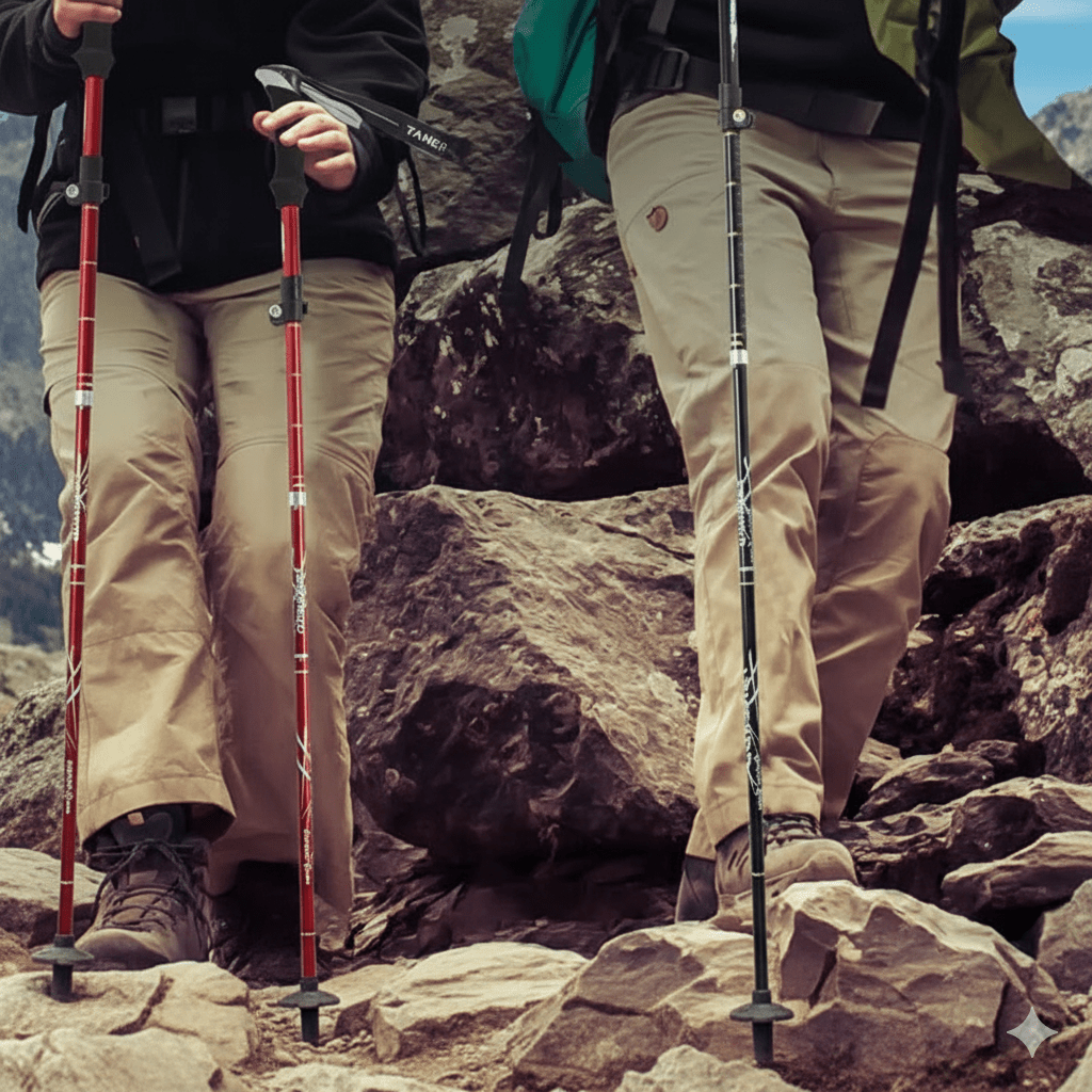 Lisslune | TREKLIGHT POLES – Bastones de Trekking Plegables Ultraligeros para Senderismo y Camping