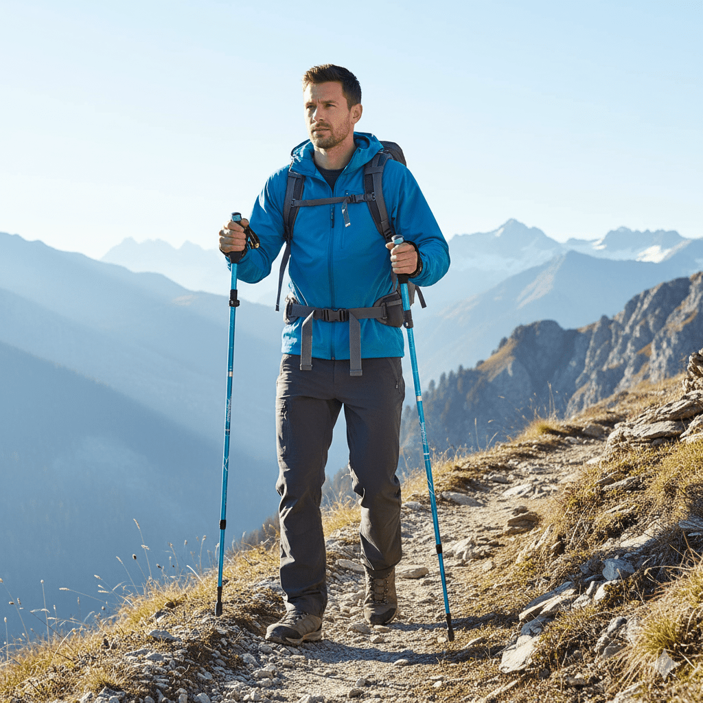 Lisslune | TREKLIGHT POLES – Bastones de Trekking Plegables Ultraligeros para Senderismo y Camping
