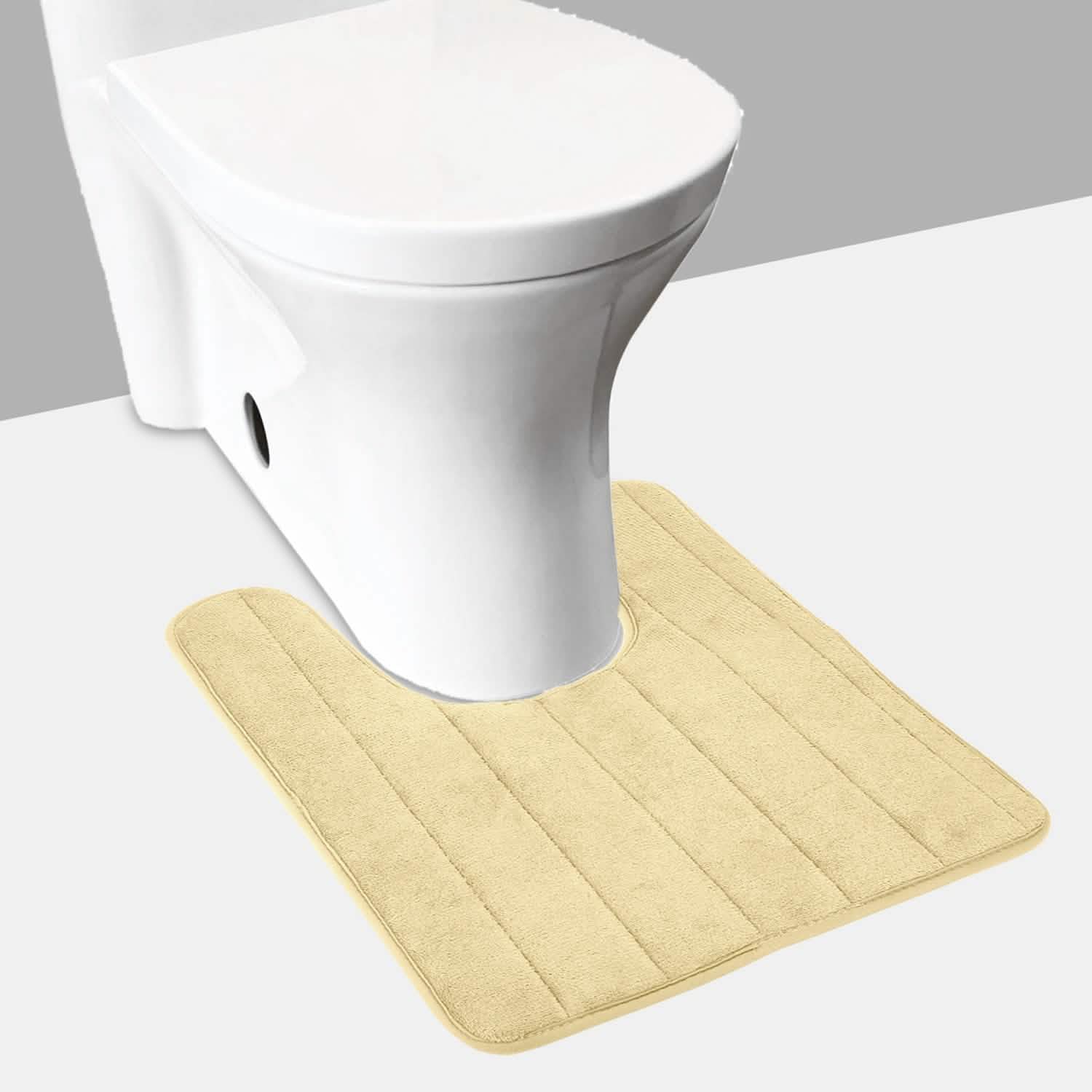 Kalsten | Alfombrilla de inodoro antideslizante en forma de U