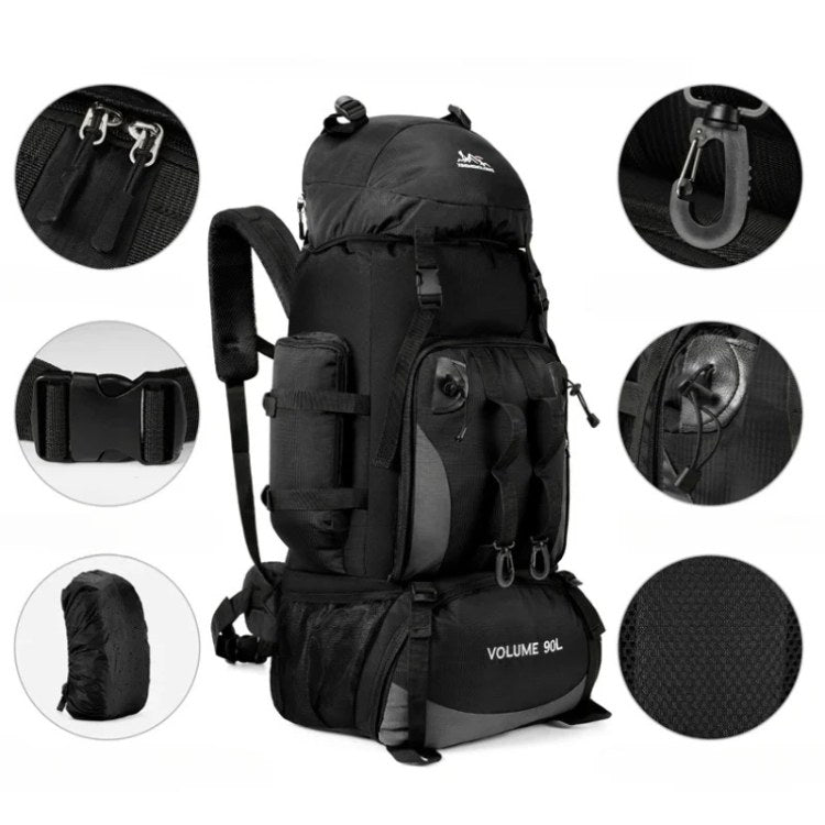 Mochila de Senderismo Ultra-Ligera Impermeable de 90L