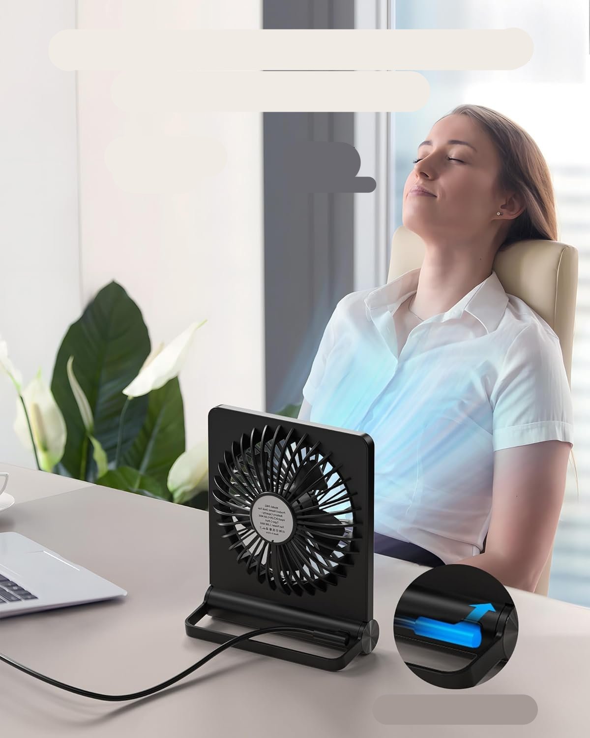 Ventilador de Mesa Compacto para el Hogar
