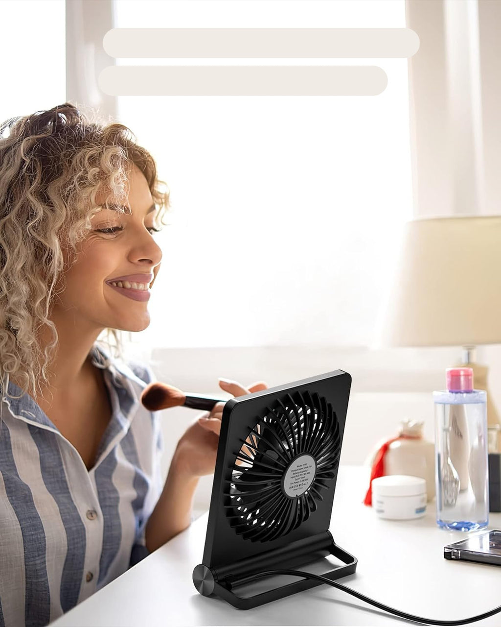 Ventilador de Mesa Compacto para el Hogar