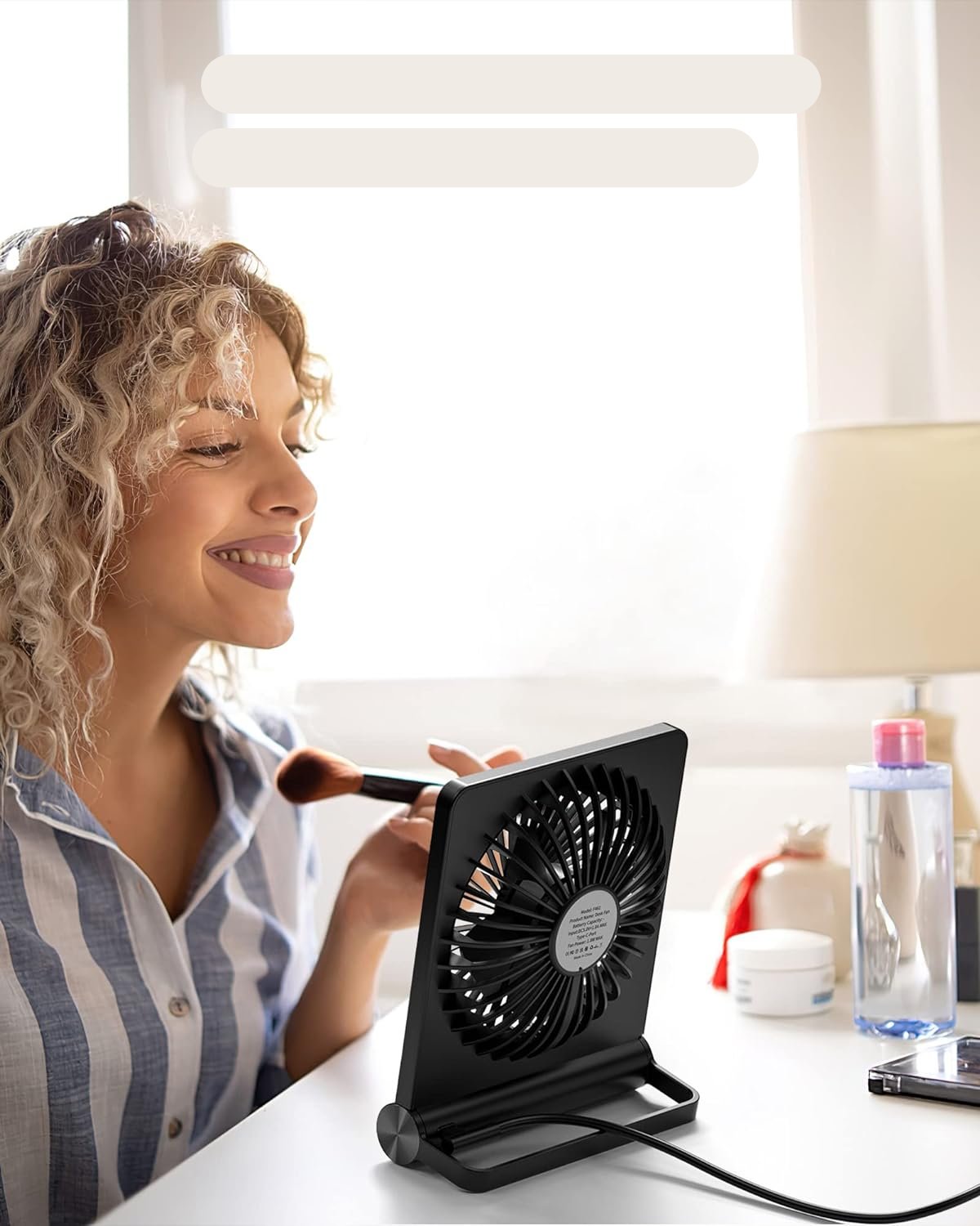 Ventilador de Mesa Compacto para el Hogar