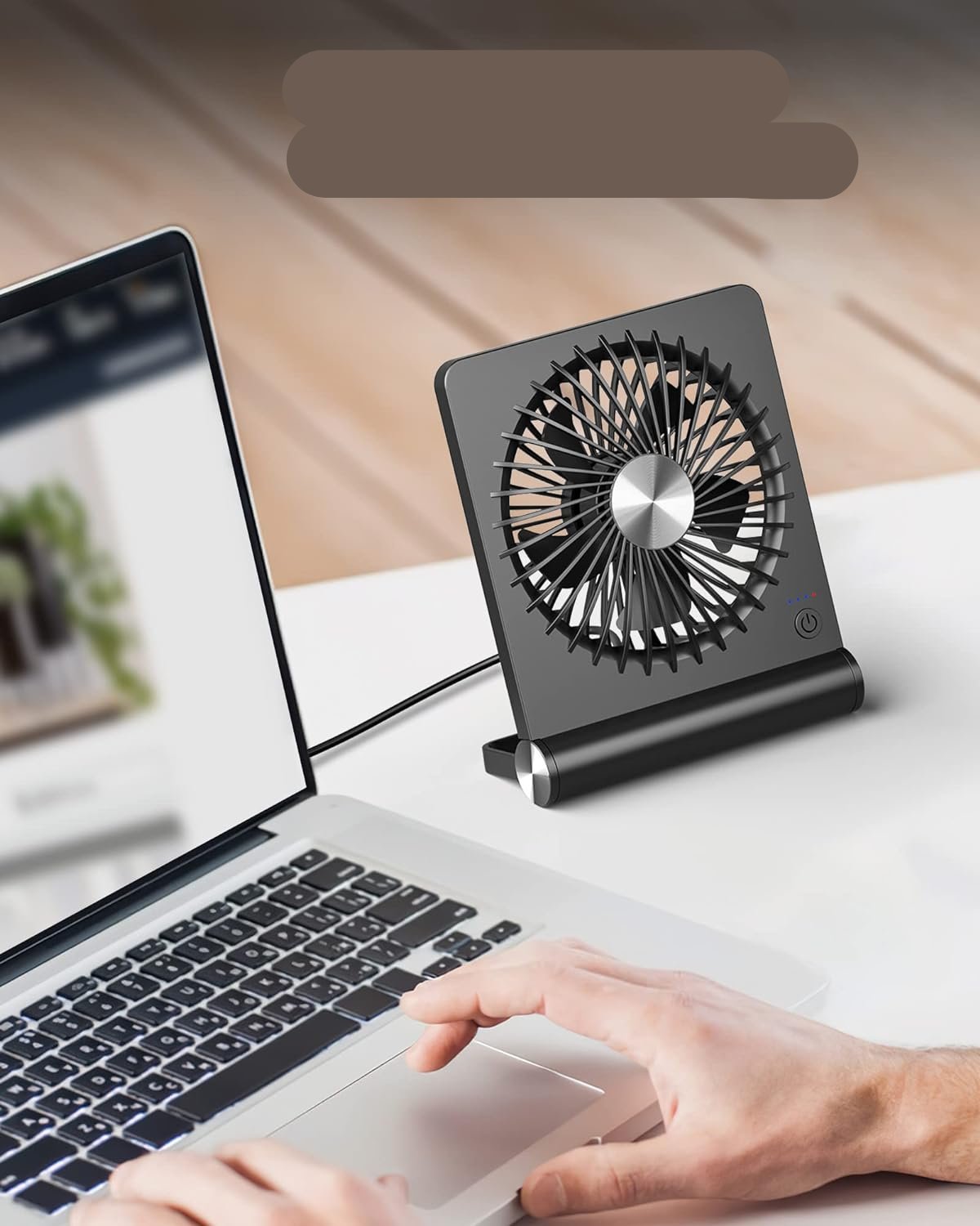 Ventilador de Mesa Compacto para el Hogar