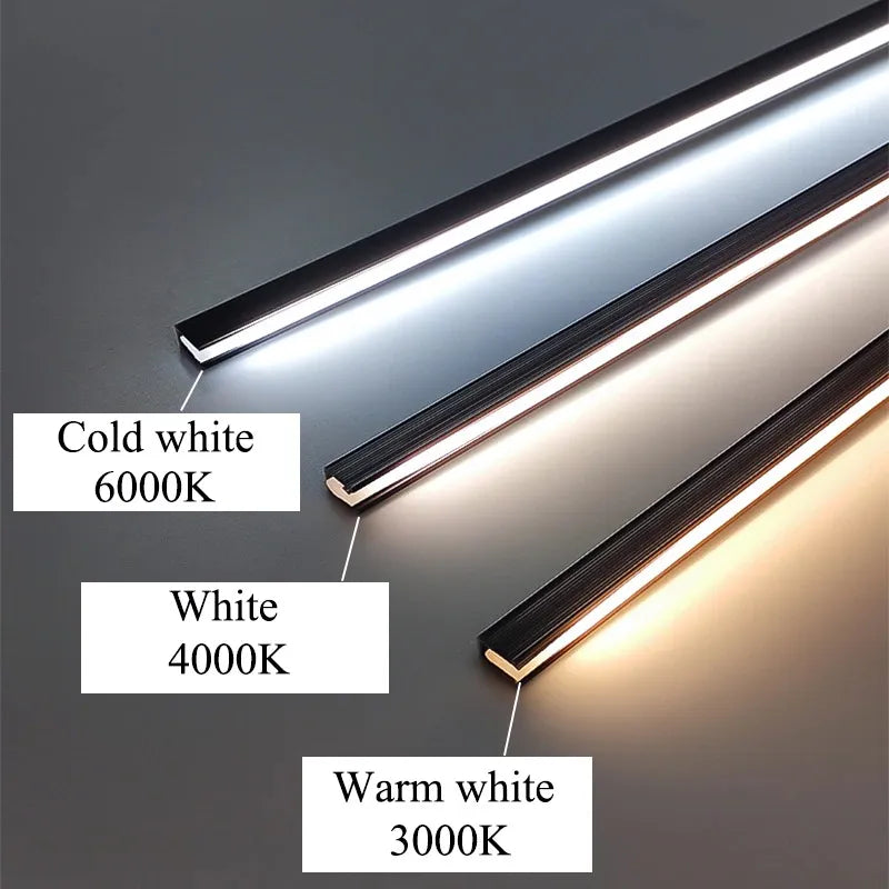 Lisslune | Barra de Luz LED Ultra Fina para Debajo del Mueble | Longitud Personalizable, Eficiente Energéticamente y Ideal para Iluminación de Cocina y Sala de Estar