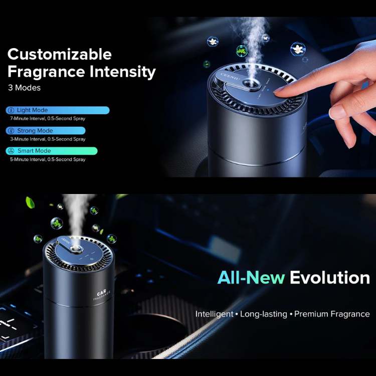 UltraFresh Ambientador para Auto – Fragancia con 60 Días de Duración y Construcción Premium