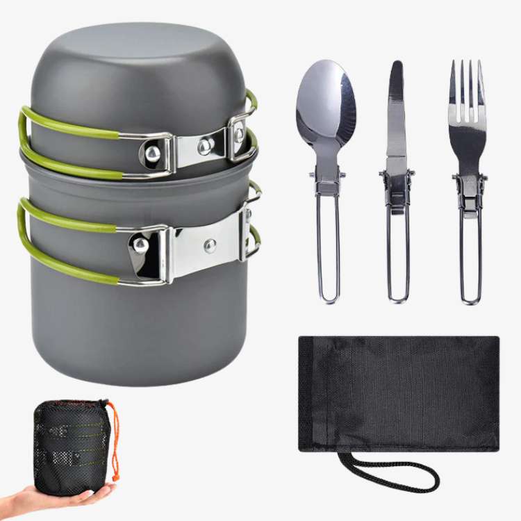 Juego de Cocina Ultraligero para Camping