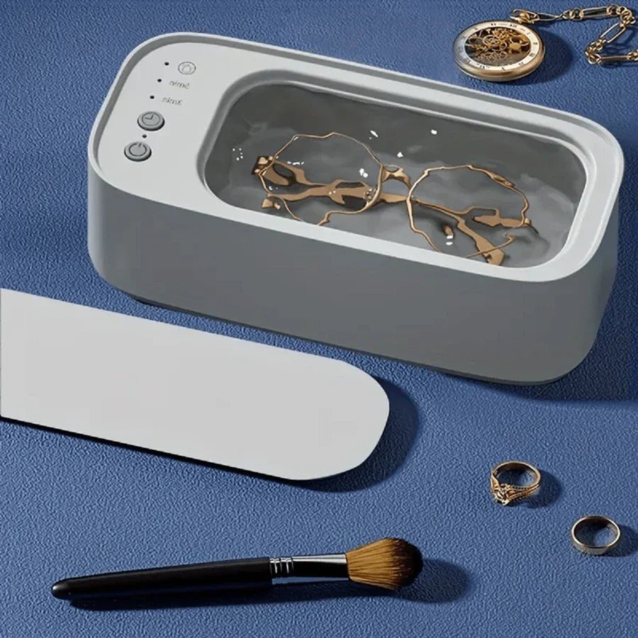Dispositivo de Limpieza Ultrasónica para Joyería, Gafas, Relojes