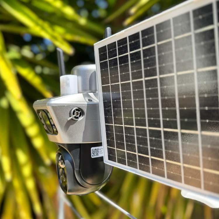 Cámara Solar UltraVision – Protección 360° Sin Cables, Día y Noche