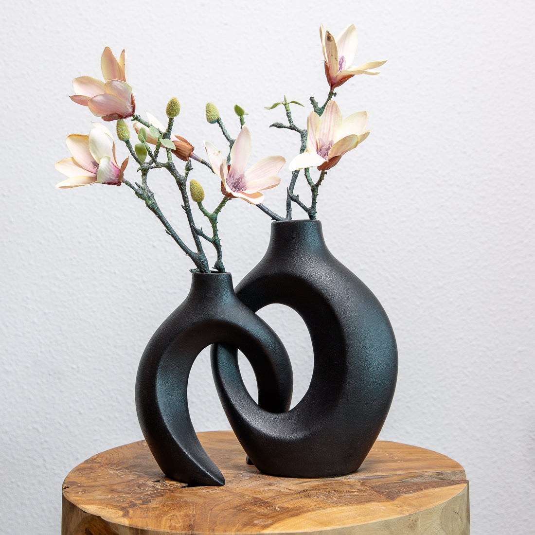 Gleora | Jarrón de Flores Único - Diseño Entretejido