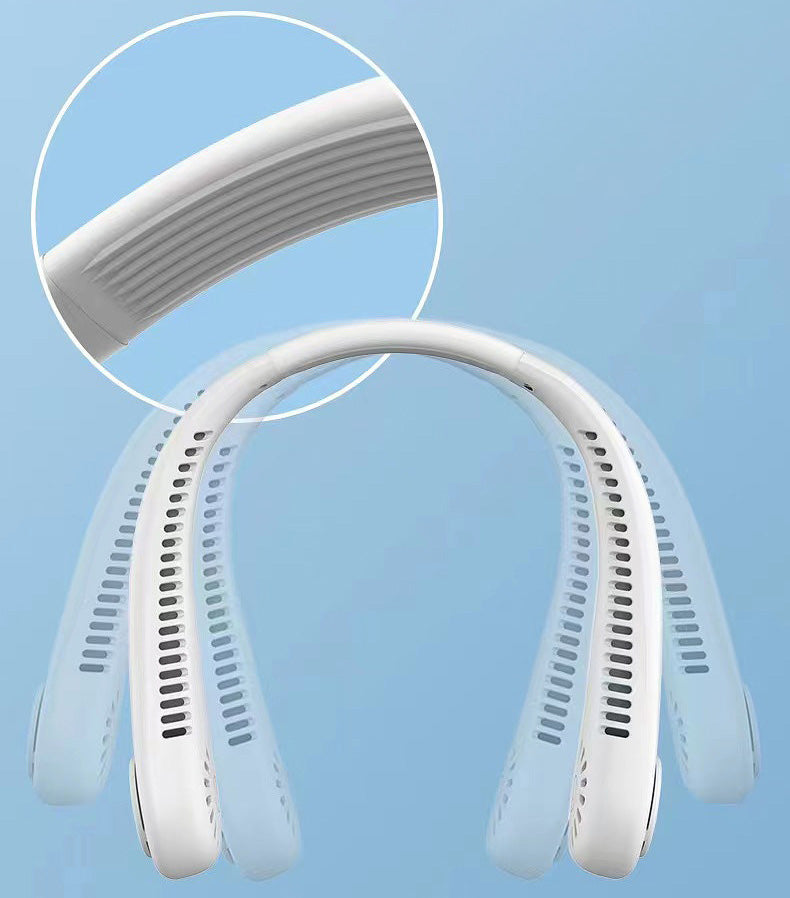 Ventilador de Cuello Unisex de 5 Velocidades - Diseño Portátil y Sin Aspas