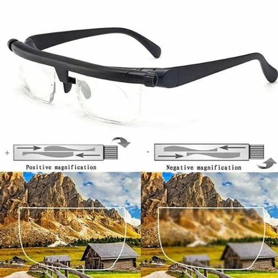 Gafas Unisex de Enfoque Ajustable para Visión de Cerca y Lejos