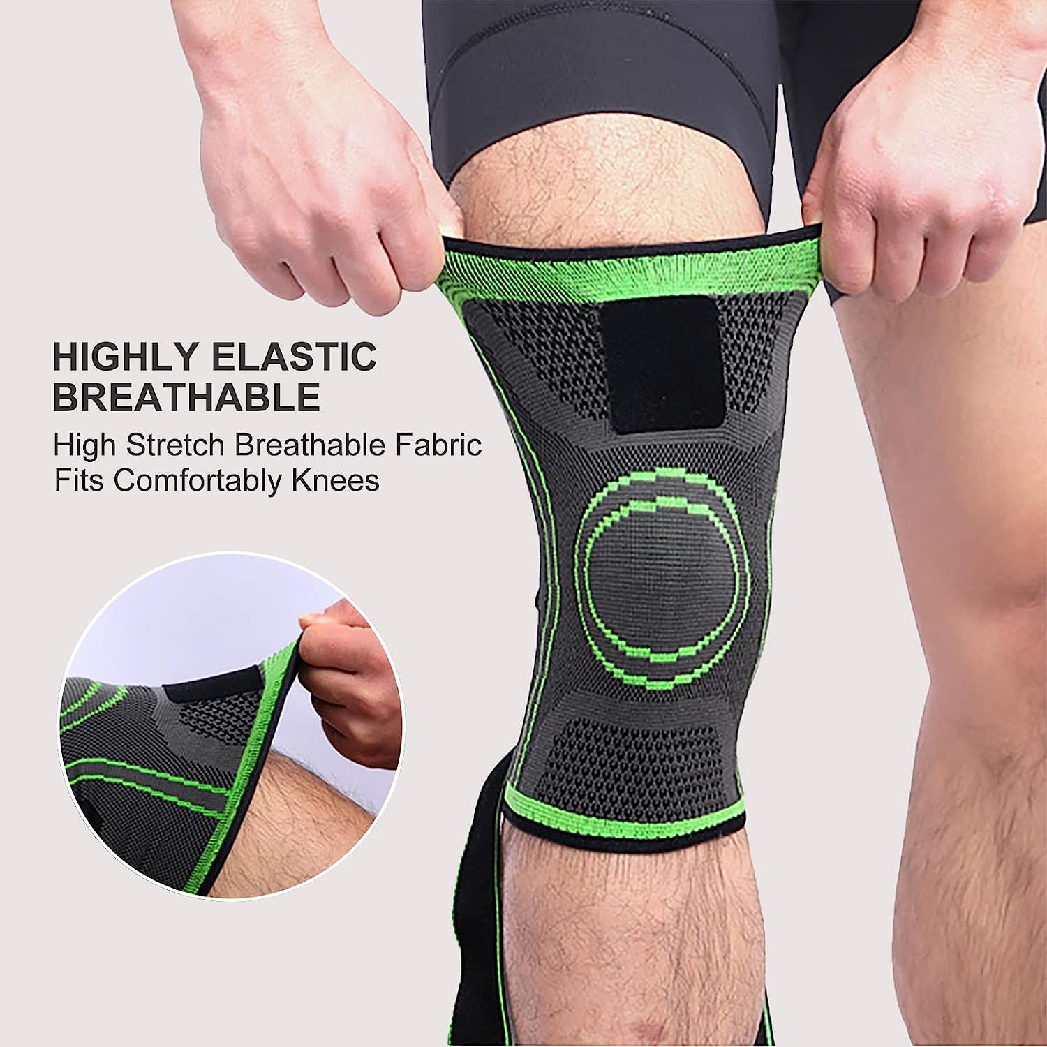 Faja de Soporte para Rodilla Unisex para Alivio del Dolor