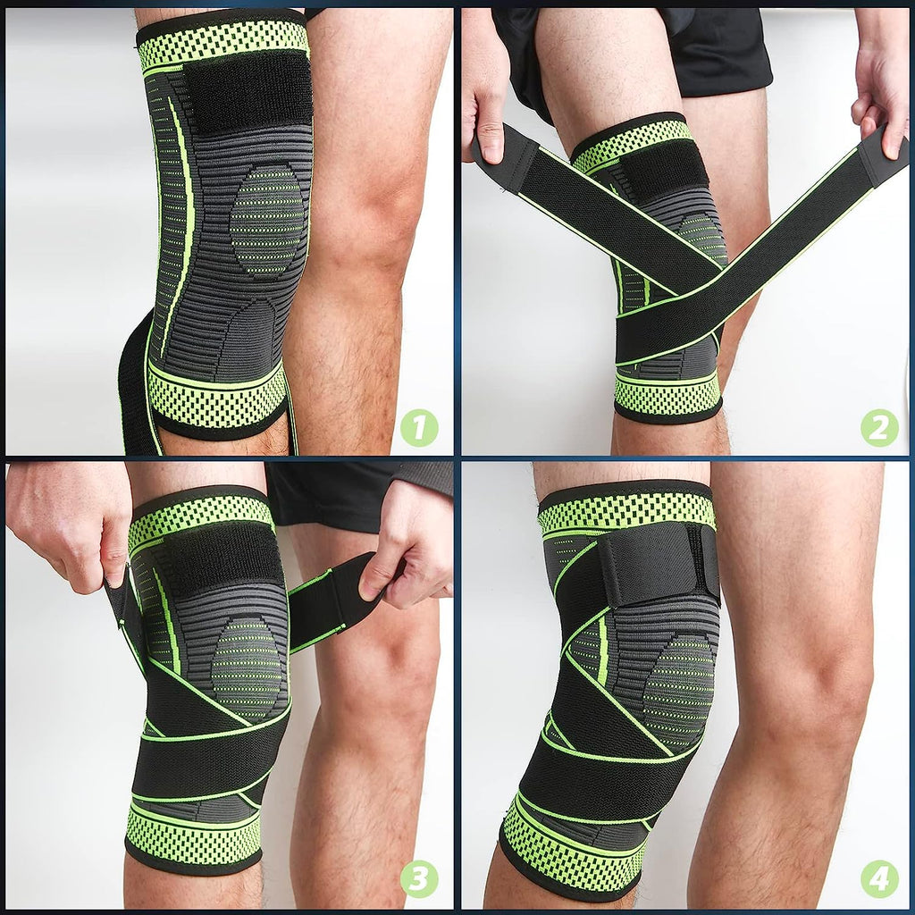 Faja de Soporte para Rodilla Unisex para Alivio del Dolor
