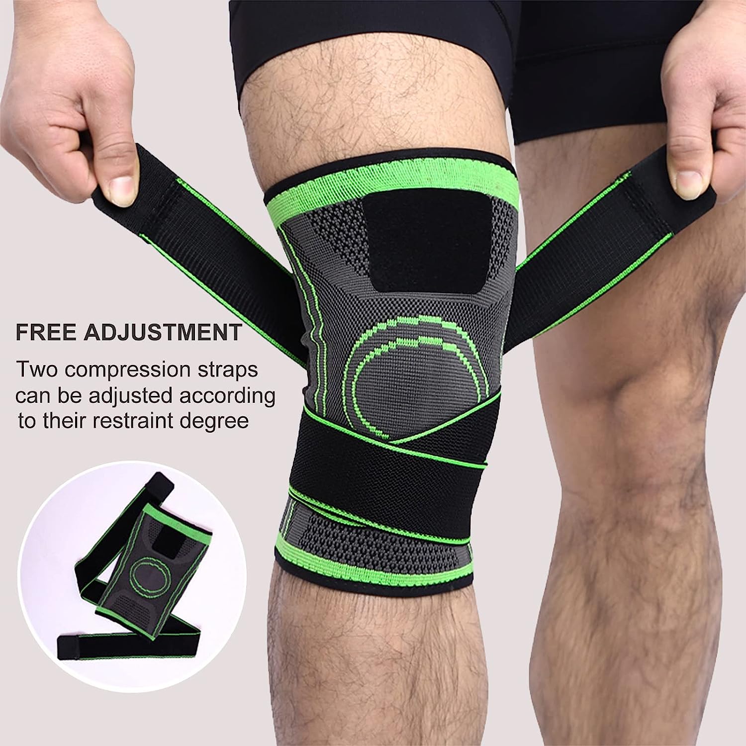 Faja de Soporte para Rodilla Unisex para Alivio del Dolor