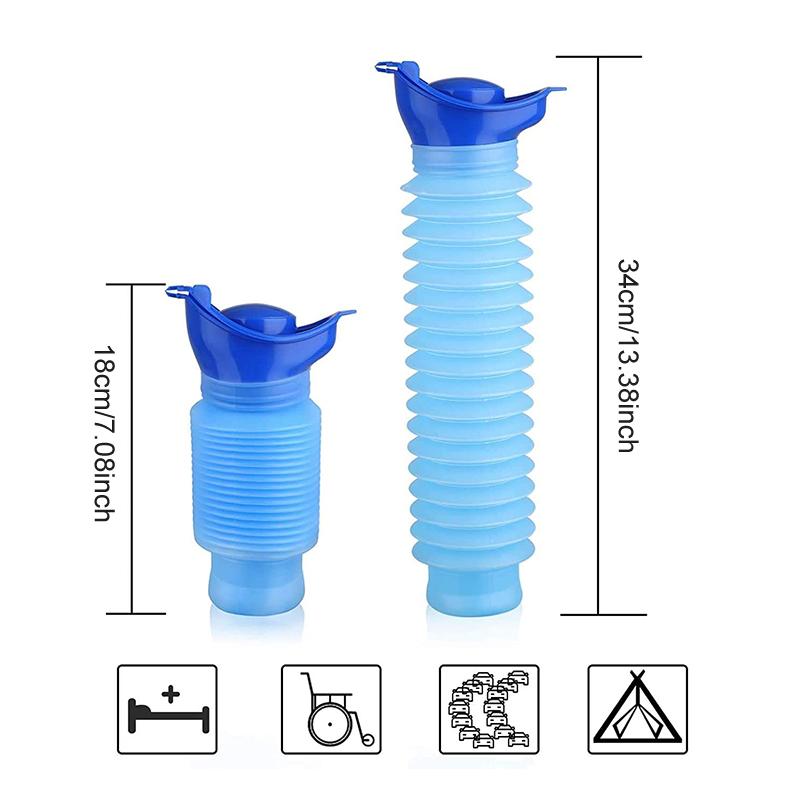 Botella de Orina Portátil Unisex para Viajes y Camping