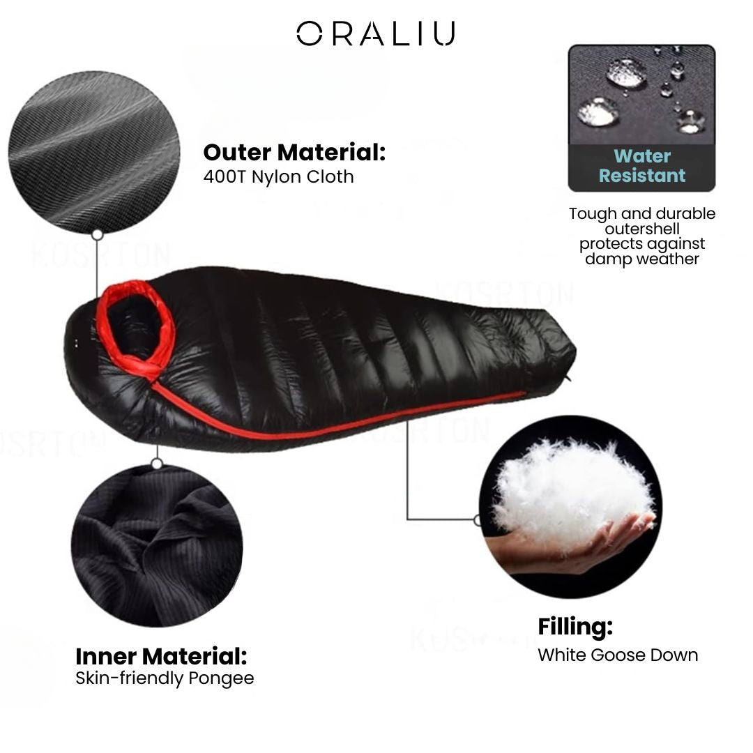 Saco de Dormir de Invierno Unisex para Frío Extremo -20°C