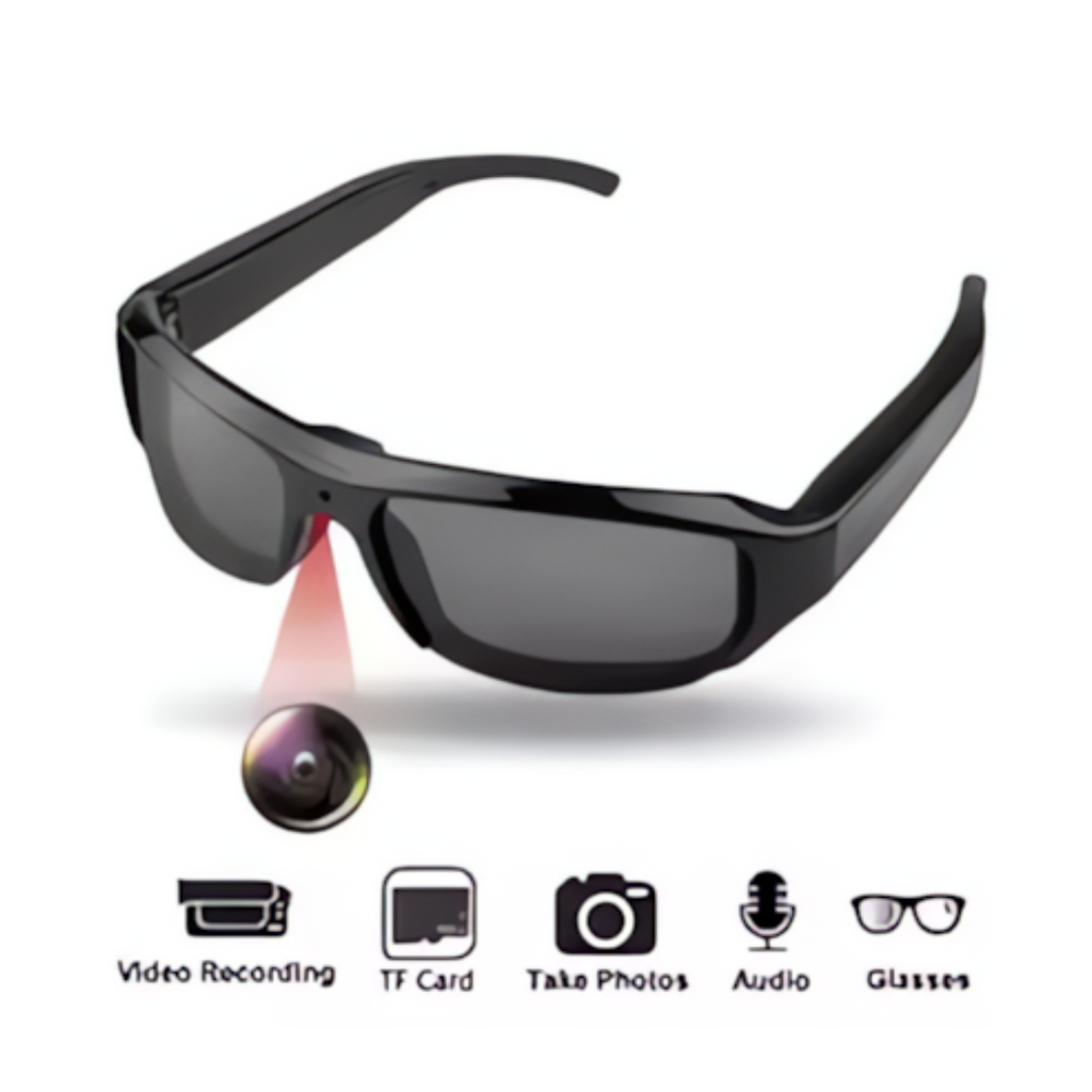 Gafas de Vigilancia con Grabación de Video 4K Unisex