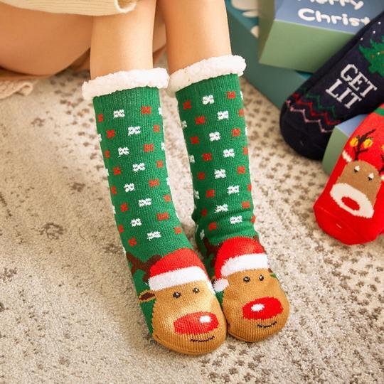 Calcetines de casa unisex con suela antideslizante – cálidos y acogedores