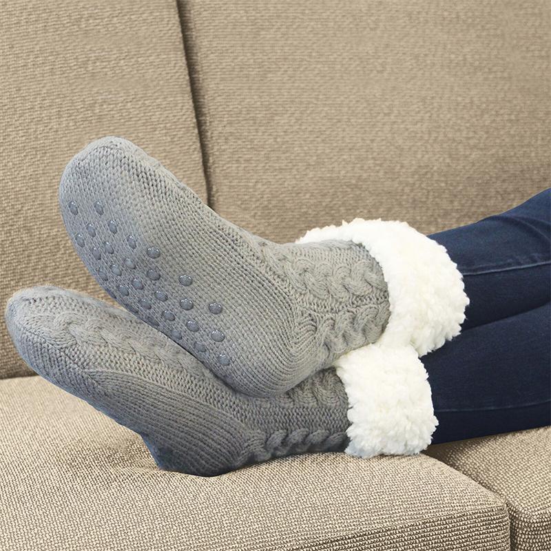Calcetines de casa unisex con suela antideslizante – cálidos y acogedores