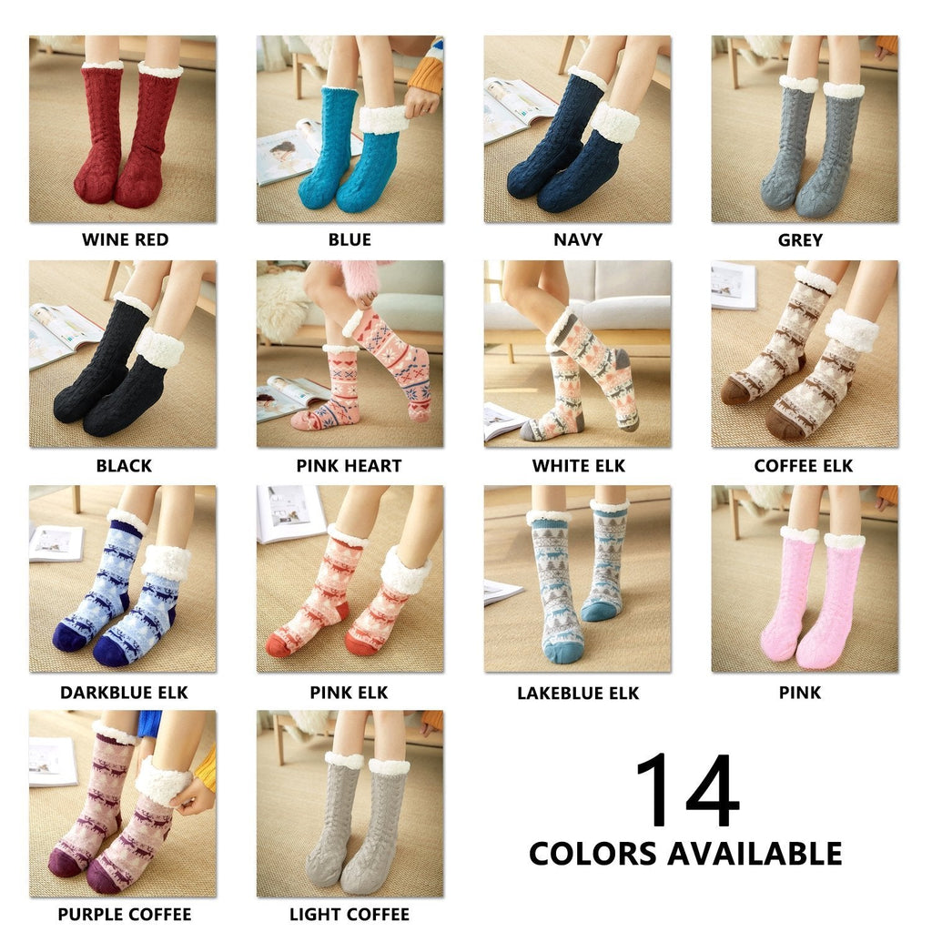 Calcetines de casa unisex con suela antideslizante – cálidos y acogedores
