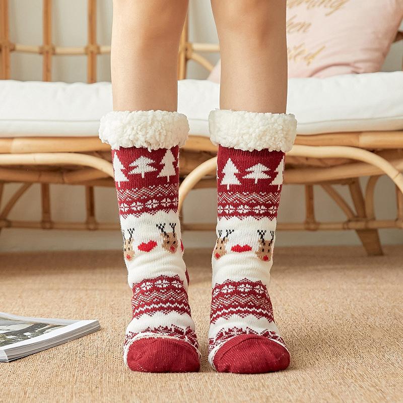 Calcetines de casa unisex con suela antideslizante – cálidos y acogedores