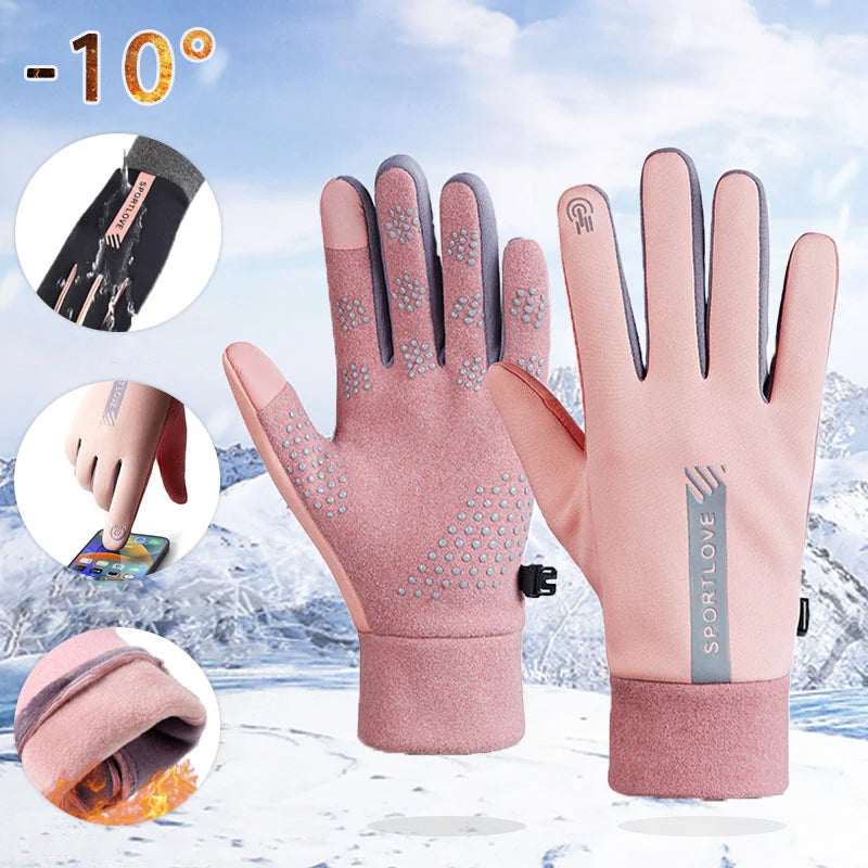 Guantes Unisex Impermeables con Pantalla Táctil y Agarre Antideslizante