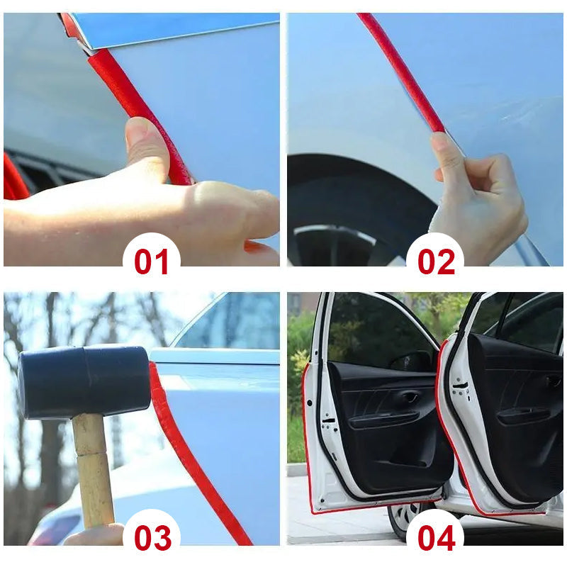 Protección de bordes universal para puerta de coche - PVC, 5 metros