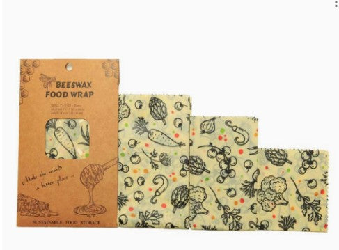 Envolturas de cera de abeja - set de 3