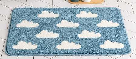 Alfombra de baño Antideslizante de Microfibra