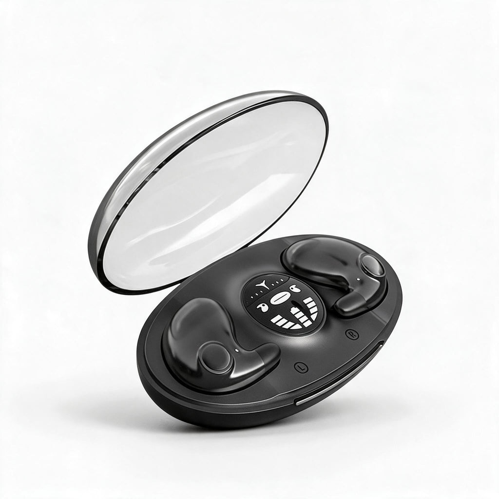 Auriculares para dormir – Auriculares In-Ear inalámbricos ultradelgados, IPX5 a prueba de agua, Bluetooth 5.3