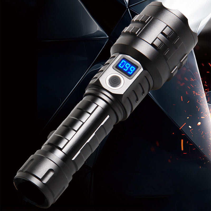 Linterna LED Recargable de Alto Lumen para Uso en Exterior