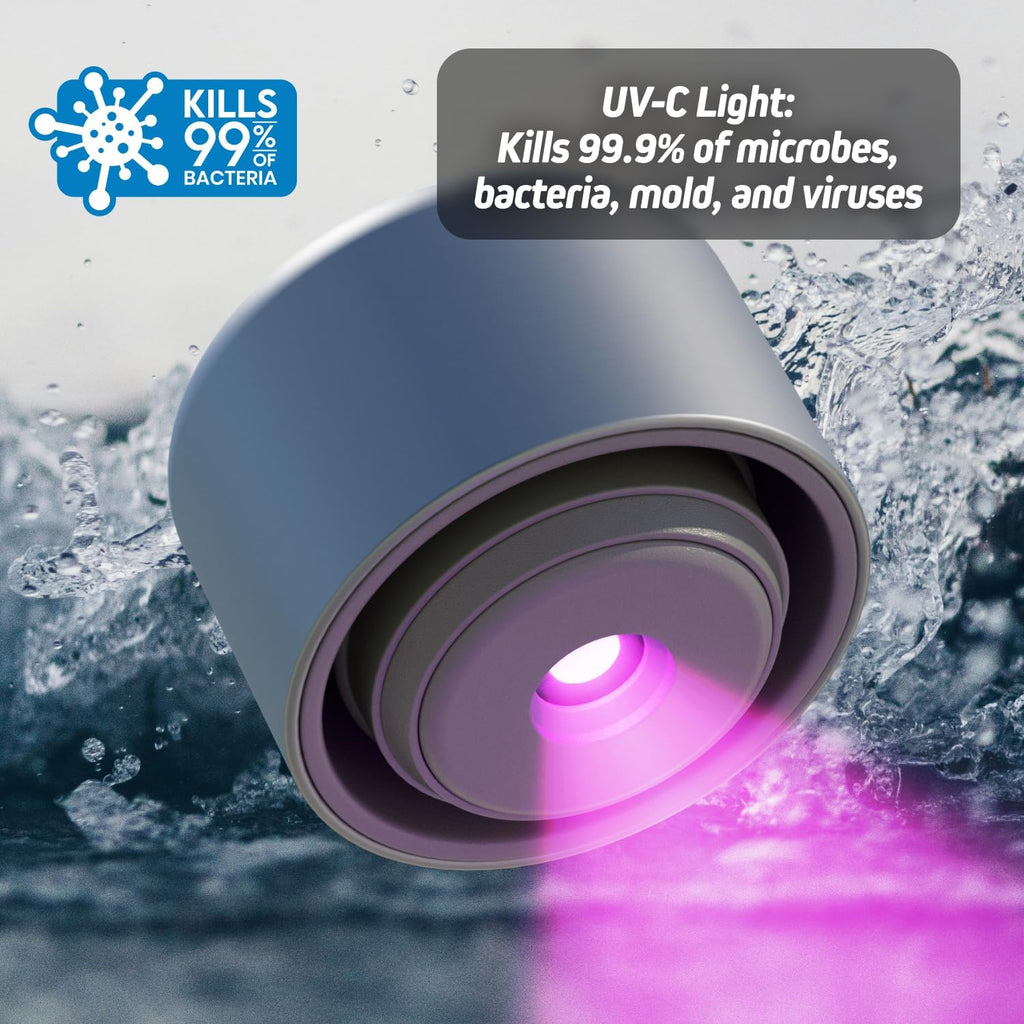 Botella de Agua con Luz UV y Esterilización UV-C