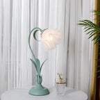 Florina | Lámpara de mesa con pantalla en forma de flor