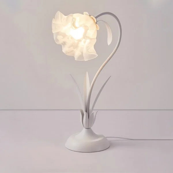 Florina | Lámpara de mesa con pantalla en forma de flor