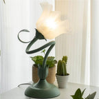 Florina | Lámpara de mesa con pantalla en forma de flor