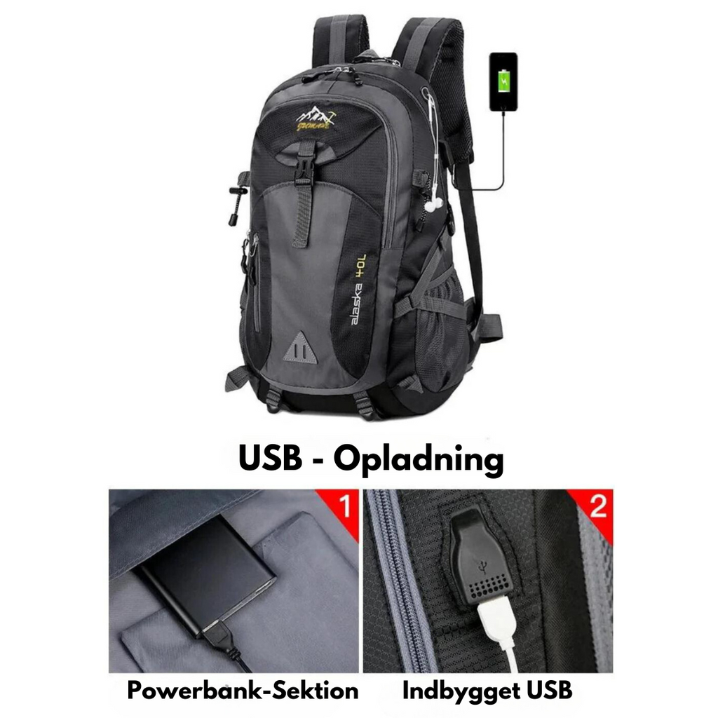 Mochila Multifuncional para Aventuras – Impermeable y Práctica