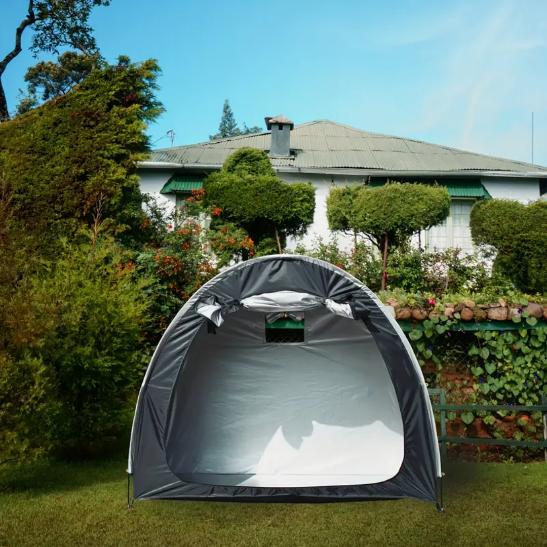 Carpa de Almacenamiento Impermeable para 2 Bicicletas